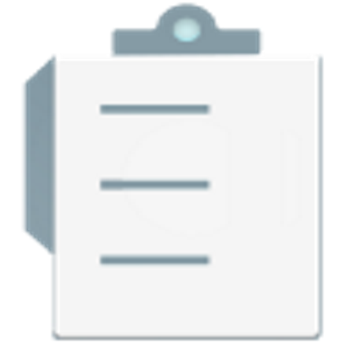 Flying clipboard icon