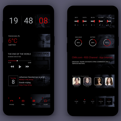 Dark KWGT Widget Pack icon