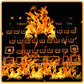Tema del teclado Flaming Fire icon