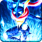 Ash Greninja Poke Wallpaper Art icon