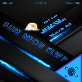 DBG BLUE NEON KLWP icon