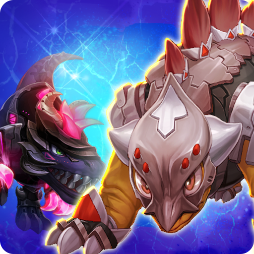 Dino War Stego VS Dark T-Rex icon