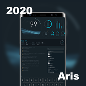 미래 런처-Aris 해킹 테마 icon