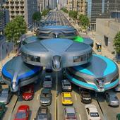 Gyroscopic Bus Rescue Driving; Transport Guide icon