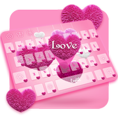 ikon Berbulu Cinta Jantung Keyboard
