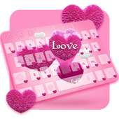 Hairy Love Heart Keyboard on 9Apps