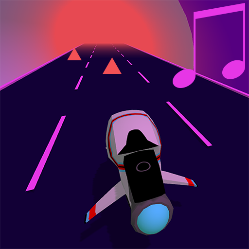 Cyber Racer - The Fun Road Music Endless Game icon