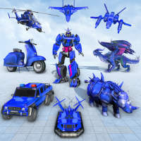 Rhino Robot Car Transform Jogo