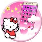 Pink Princess Kitty Bowknot on 9Apps