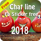Chat line Fb Sticker free icon
