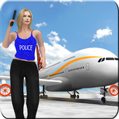 Police hero : Airplane Rescue icon