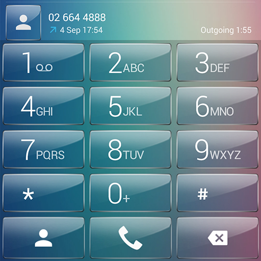 Dialer theme Pastel Glass иконка