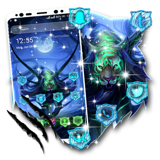Moon Tiger Launcher Theme icon
