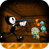 fight bendy ink vs zombie icon