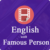 Learn English with Famous Person icon