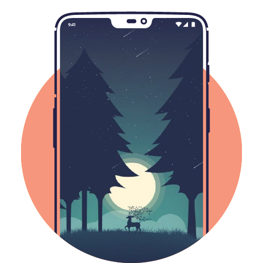 Minimal Wallpaper App HD - mobile wallpapers icon