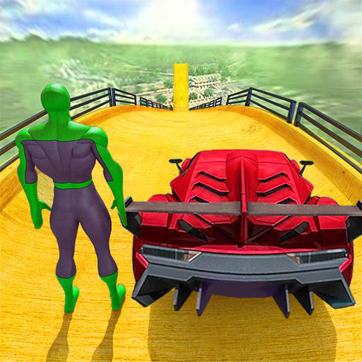 Superhero Car Stunts - Racing Car Games icon