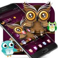 Two-dimensional Abstract Owl Theme on 9Apps