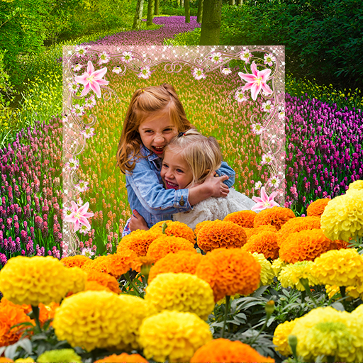 Beautiful Photo Frame Garden Photo Frame app أيقونة