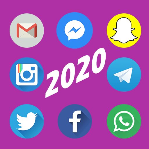 All in one (social media - 90 in one) icon