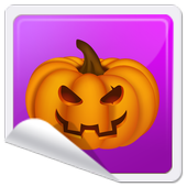 Halloween stickers for Viber أيقونة