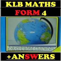 Form 4 KLB Math  Notes Answers on 9Apps