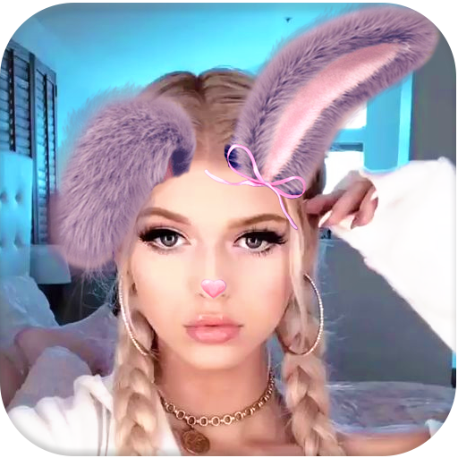 Rabbit face Photo أيقونة