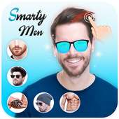 Smarty Man Photo Editor – Men Mustache, Hairstyle on 9Apps