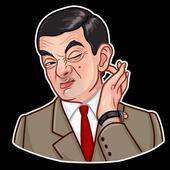 Mr bean stickers. icon