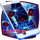 Синяя клавиатура молнии on 9Apps