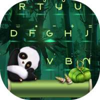Lovely Panda  Keyboard Theme