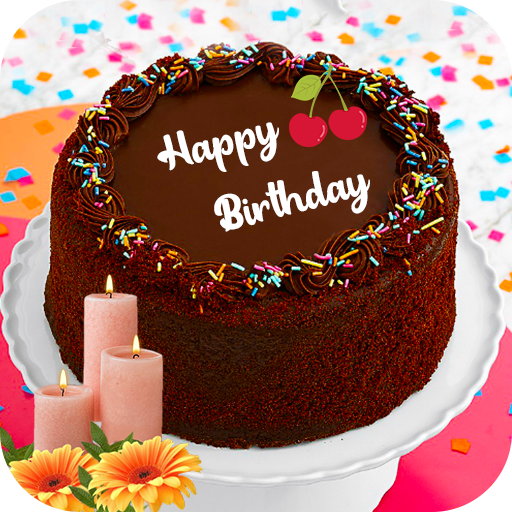 Write Name On Birthday Cake icon