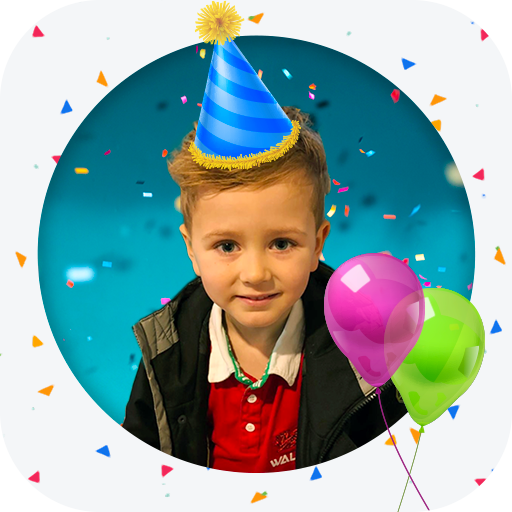 Birthday Greeting Photo Frame - WishJoy icon