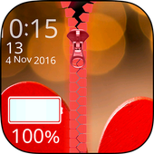 Love Lock Screen Zipper icon