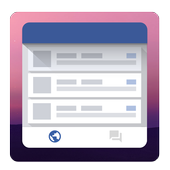 Swipe Widget for Facebook BETA icon