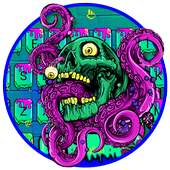 Zombie Skull Graffiti on 9Apps