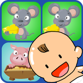 Kid's Match Picture Cards Game icon
