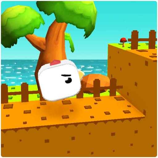 Cube bird - Square egg stack icon