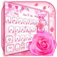 Love Pink Rose Keyboard on 9Apps