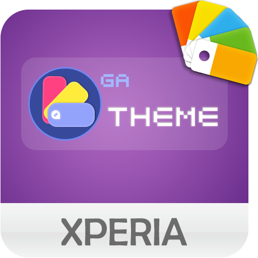 GALAXY XPERIA Theme | JUST PURPLE🎨Design For SONY icon