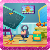 Nursery cleaning girls games icon