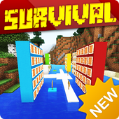 New Redstone Survival Mini-game. Map for MCPE icon