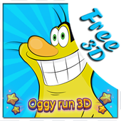 Oggy run 3D icon