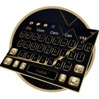 Golden Black Business Keyboard Theme