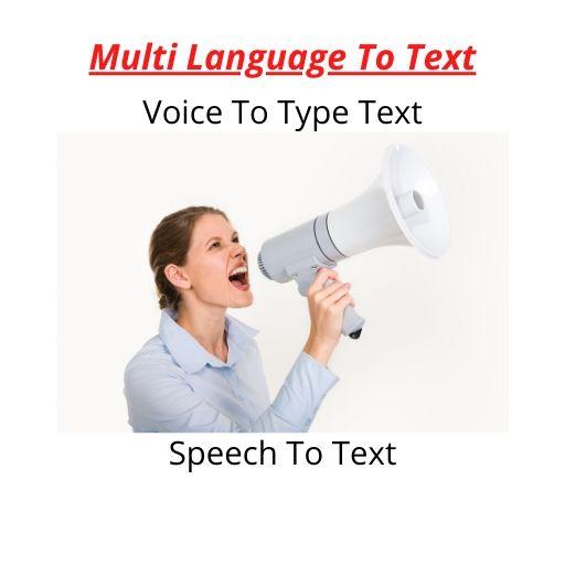 Voice To Text (multi language  voice to text) icon