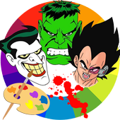 Coloring Heroes Arena icon