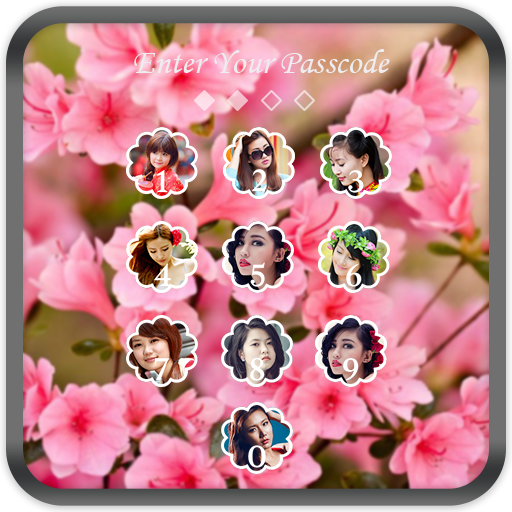 Pink Flower Lock Screen icon