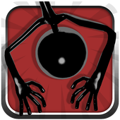 Flying Black Stickman icon