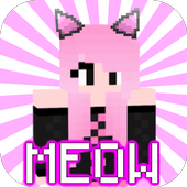 Kitty Cat Ears Girls Skins for Minecraft PE icon