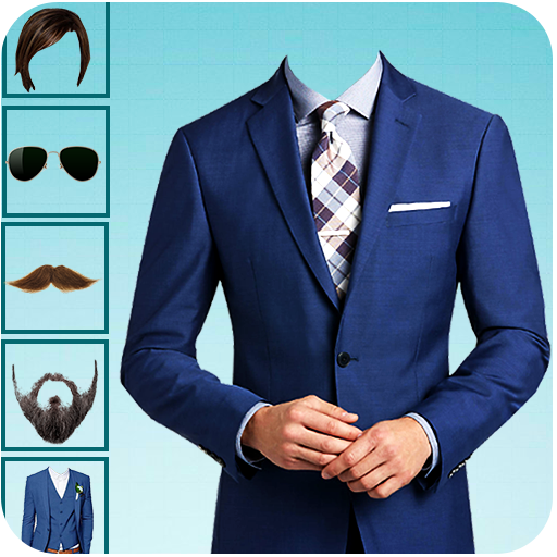 Man Photo Suit Editor - Hair Style, Blazer, Beard icon